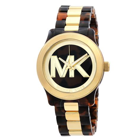 tortoise michael kors watch|mk7354.